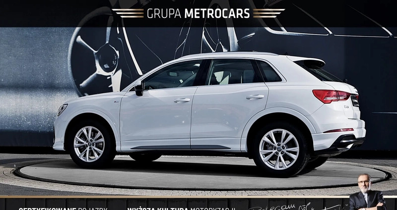 Audi Q3 cena 135899 przebieg: 99888, rok produkcji 2020 z Brańsk małe 596